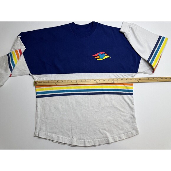 Disney Cruise Line Rainbow Navy Spirit Jersey DCL Small Rare - Picture 3 of 5